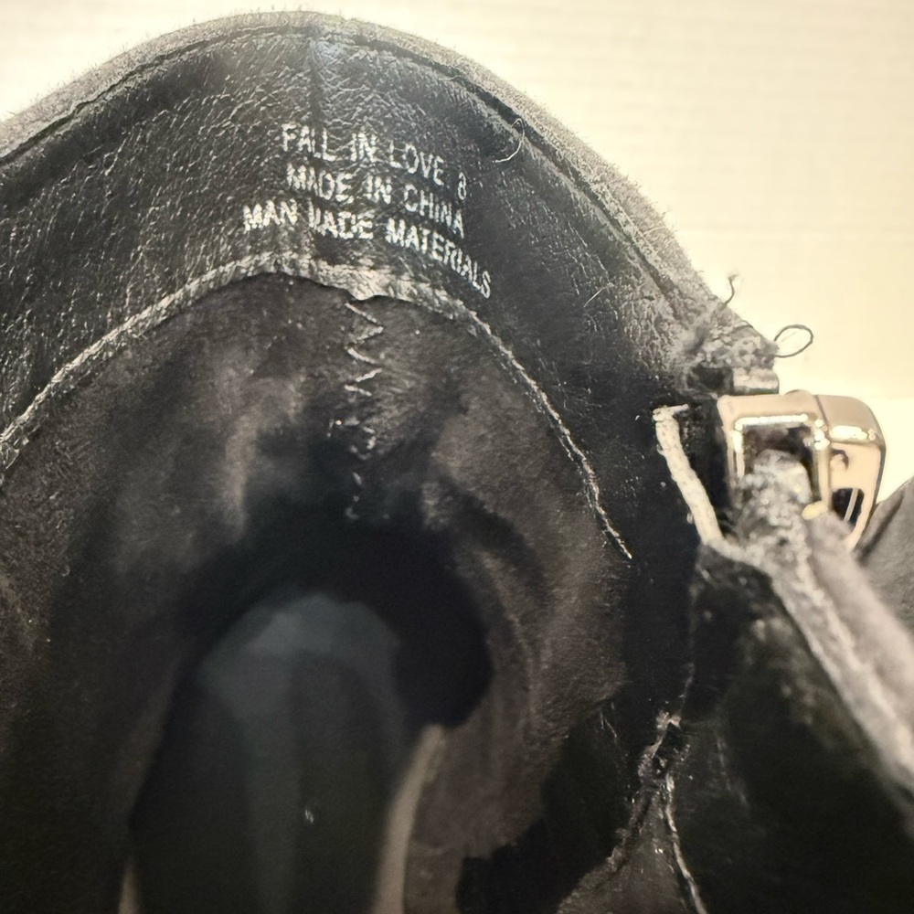 Corky’s Brand*Gothic* Western*Black Booties - Picture 6 of 8